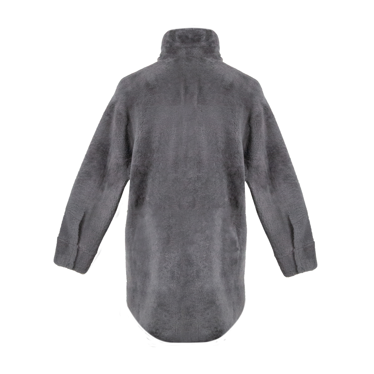 Abrigo de piel de ovino reversible