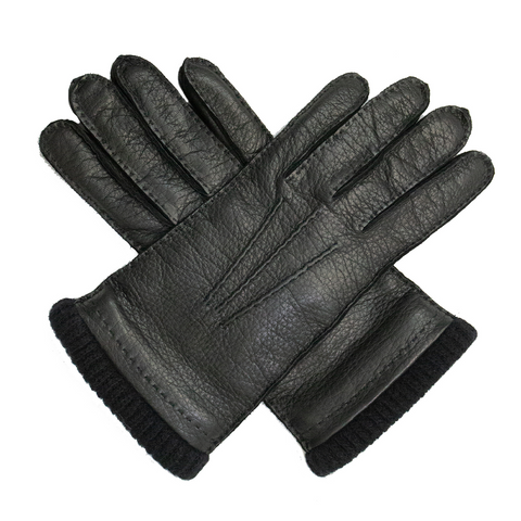 Guantes De Piel Con Lana.