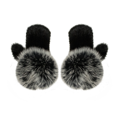 Guantes De Visón Con Zorro.
